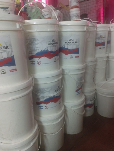 Hogarcril Pintura Latex X20l Interior Y Exterior Blanco Mate