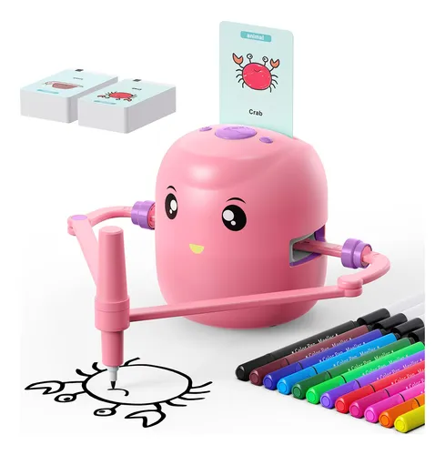 Robot De Dibujo Cyjbe Para Niños 5+ Con 16 Lápices Y