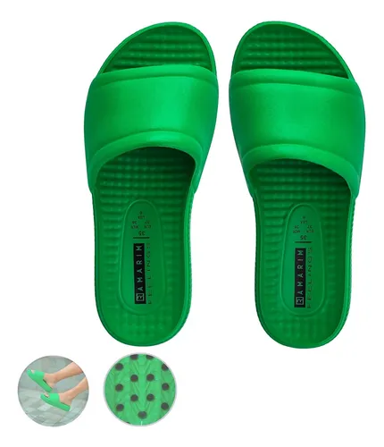 Nike lime on sale green slides