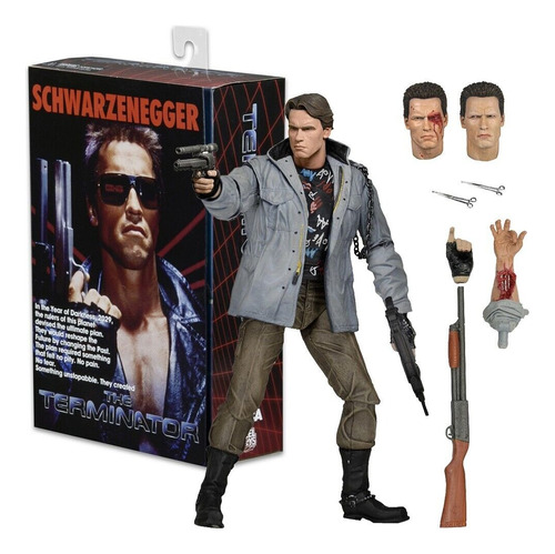 Terminator Ultimate T-800 Schwarzenegger Model Figura Juguet