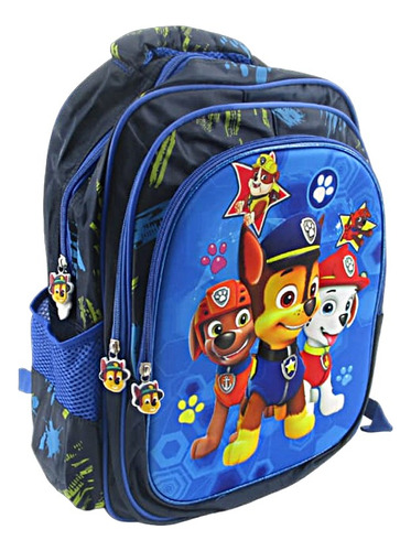 Maleta Morral Paw Patrol Patrulla Canina Escolar Niño Grande