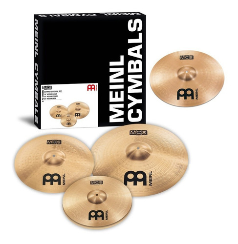 Set Platillos De Bateria Meinl Mcs 14-18-20+16 Free