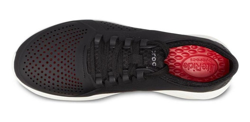Imagem 3 de 6 de Crocs Literide Pacer Preto/branco