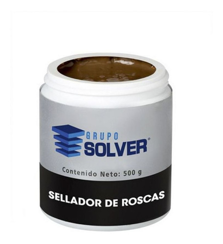 Sellador De Rosca 500 Gr Solver 607