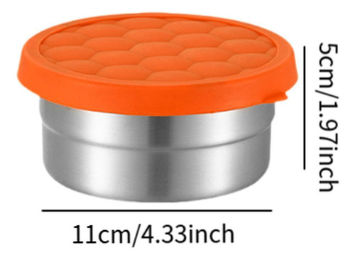Contenedor De Alimentos De Acero Inoxidable Comida De Metal