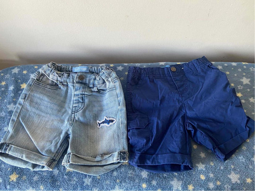 Lote Short Y Pantalón Niño Bebé Talla 18 Meses Poco Uso