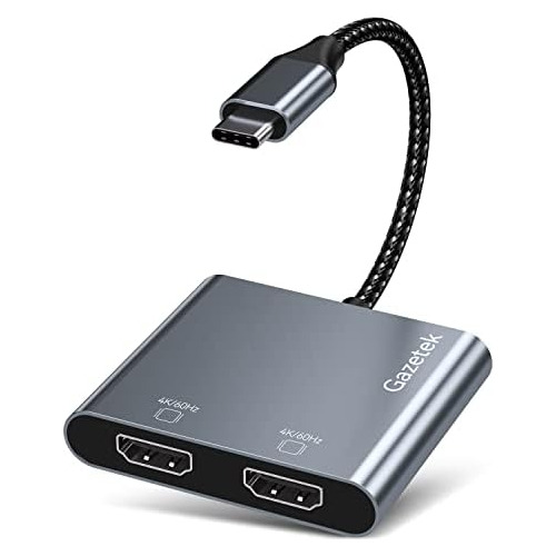 Adaptador Usb C Dual Monitor Hdmi, Adaptador Usb C Dual...