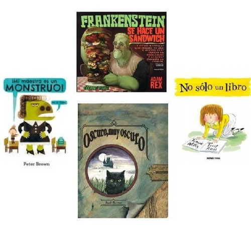 Pack Infantil Frankenstein + Muy Oscuro + Monstruo (4 Libros