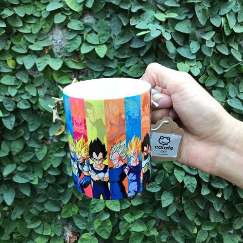 Imagen 2 de 3 de Taza Fases Vegeta Dragon Ball Envio Gratis