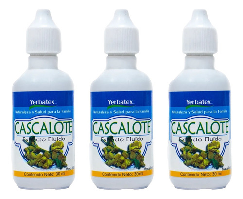 Pack 3 Extractos De Cascalote En Gotas 30ml