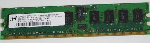 Memória RAM  2GB 1 Micron MT18HTF25672Y-40EE1