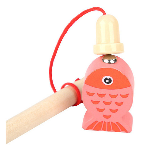Para Juego De Pesca Con Imán De Madera For Niños /