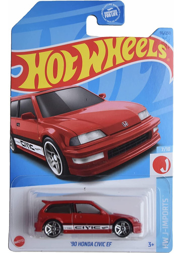 90 Honda Civic Ef Hot Wheels