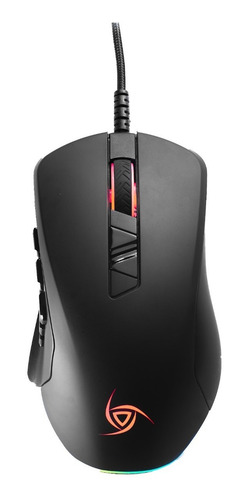 Imagen 4 de 6 de Mouse Gamer Vsg Cetus Negro Pc Rgb Usb 800dpi 105g Pmw3325