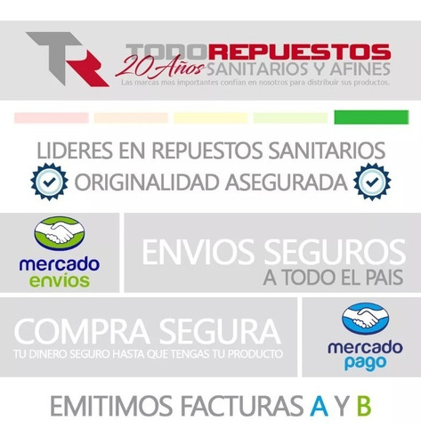 Repuesto De Tuerca De Ajuste Para Cartucho De Monocomando Fv