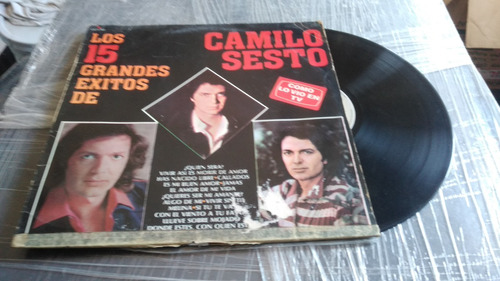 Camilo Sesto Lp Los 15 Grandes Exitos 1978