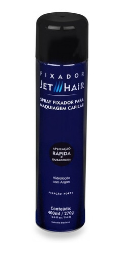 Jet Hair Spray Fixador Para Maquiagem Capilar 400ml