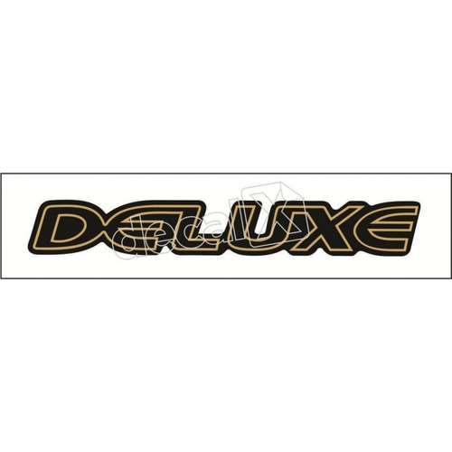 Emblema Adesivo Deluxe Blazer S10 Ouro Resinado Bar020