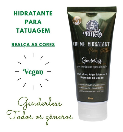Imagem 3 de 6 de Kit Tattoo ( Fresh Skin Cicatrizante+ Hidratante Genderless)