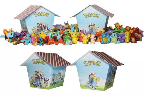 Pokémon Kit 48 Miniaturas Sem Repetições - Brinquedo Coleção