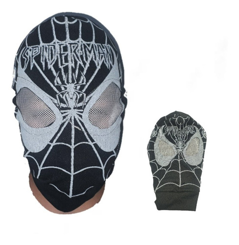 Spiderman Hombre Araña Mascara De Tela