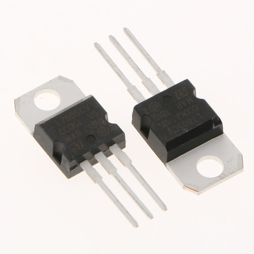 Homyl 10 pcs Transistor Regulador de Voltaje L7805 Piezas de Circuitos Integrados 