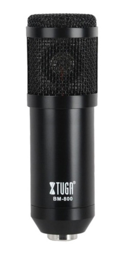 Imagen 1 de 2 de Micrófono Xtuga BM-800 condensador cardioide negro