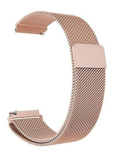 Malla Para Huami Amazfit Gts/vivoactive3/galaxy/ Oro Rosa