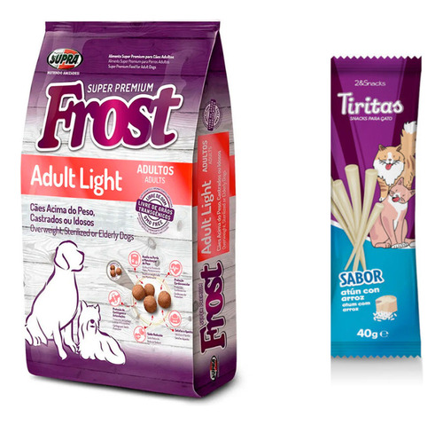 Alimento Frost Light Senior Perro 15 Kilos +snack 