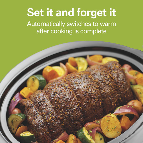Slow Cooker Hamilton Beach Programmable 4l Silver