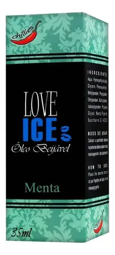 Óleo Íntimo Comestível de Menta Ice para Massagem 35 mL | MercadoLivre