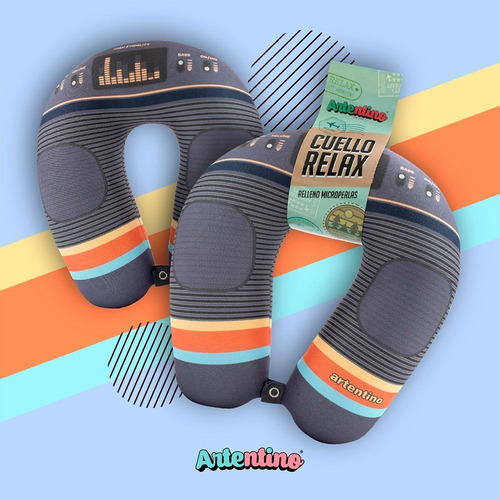 Imagen 8 de 10 de 3 Cuello Almohada Viaje Relax Microperlas Hombre Mujer Niños