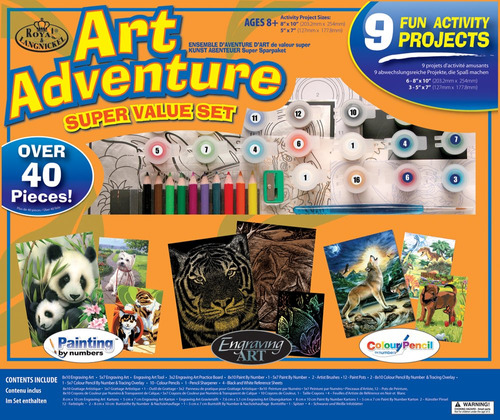 Brush Avs-104 juego 4 art Adventure Set # 4-