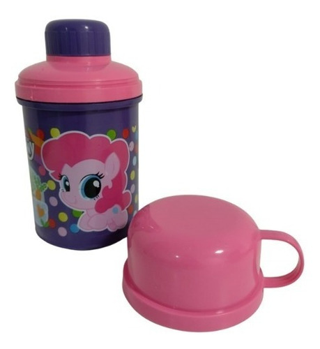 Imagen 2 de 3 de Cantimplora Con Tapa Taza - Little Pony