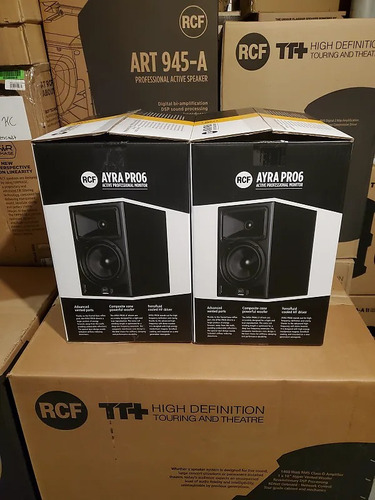 Rcf Ayra Pro6 6.5-inch Pro Active 2-way Studio Monitor 