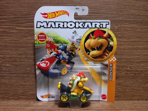 Hot Wheels Mario Kart Bowser Standard Kart Mattel Cor Verde