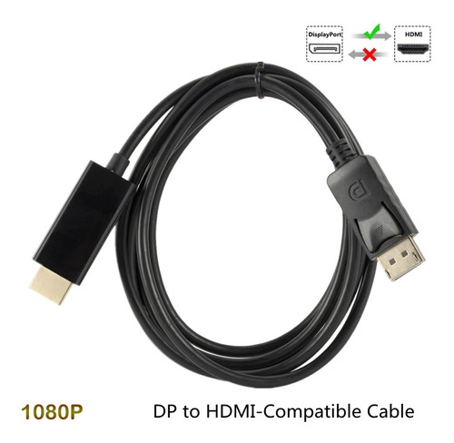 Cable De Display Port A Hdmi 1.8 M