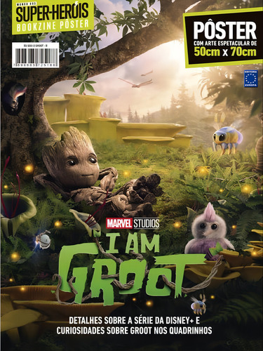 Superpôster Mundo Dos Super-heróis - Eu Sou Groot - Arte B, De Editora Europa. Editorial Europa, Capa Mole Em Português