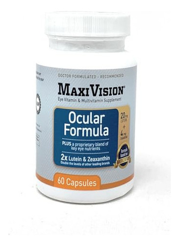 Fórmula Ocular Maxivision - Areds2 - Vitaminas Para Ojos Y