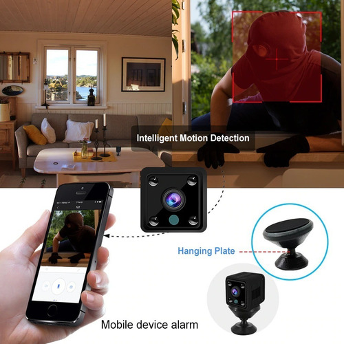 Mini Cámara Espía Hd Wifi 1080p Monitoreo En Vivo