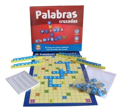 Juego Scrabble Armar Palabras Cruzadas Concentrese Letras 