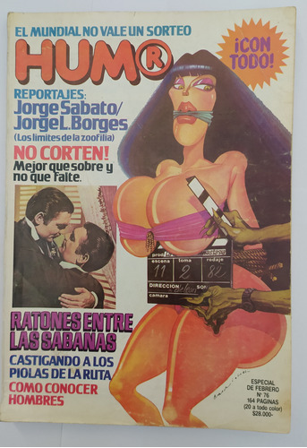 Revista Humor N° 76 Jorge Sabato Borges N° Especial 1982