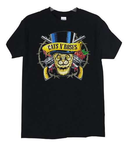 Polera Guns N Roses Cats Color Rock Abominatron