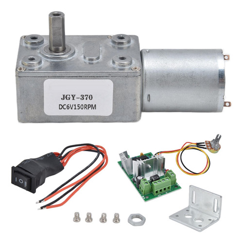 Motor De Engrenagem Governor 6v Geared Dc Turbo Worm Mini Sp