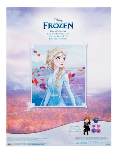 Imagen 9 de 9 de Muñecas Disney Frozen Elsa O Anna Con Juego De Te Jakks