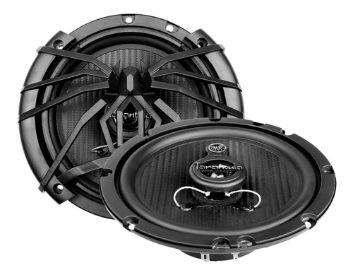 2 Par De Bocinas 6x5 Pulgadas 3 Vias 4 Ohms - Soundstream Color Negro