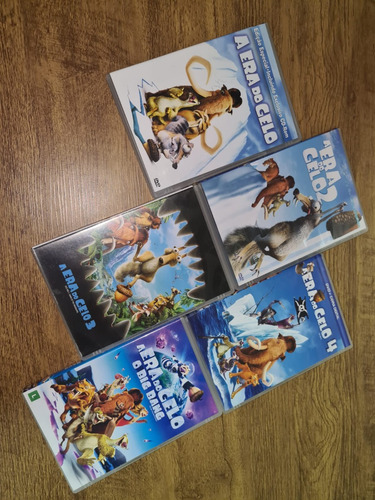 Dvd A Era Do Gelo 1 2 3 4 E 5 Kit Ice Age (Usado)