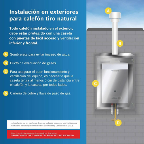 Calefon Junkers Gl 5 Lt. Ionizado Hydrobase 1500