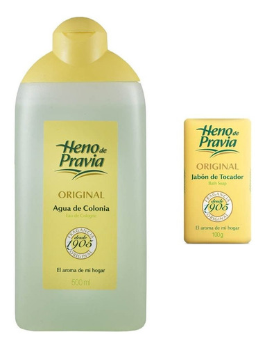 Heno De Pravia Colonia 500 Ml + Jabon 100 Gr