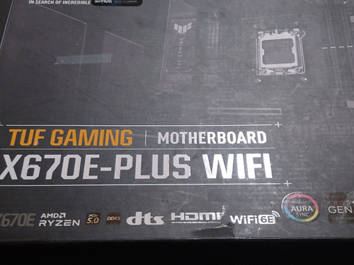 Placa Madre Asus Tuf Gaming X670e-plus Wifi Negro (Usado)